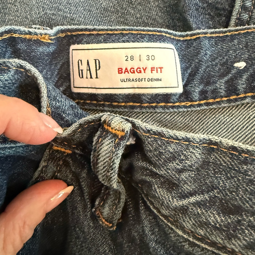Men’s GAP Carpenter Jeans in Dark Blue Denim